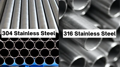 Composition of 304 stainless steel and 316 stainless steel